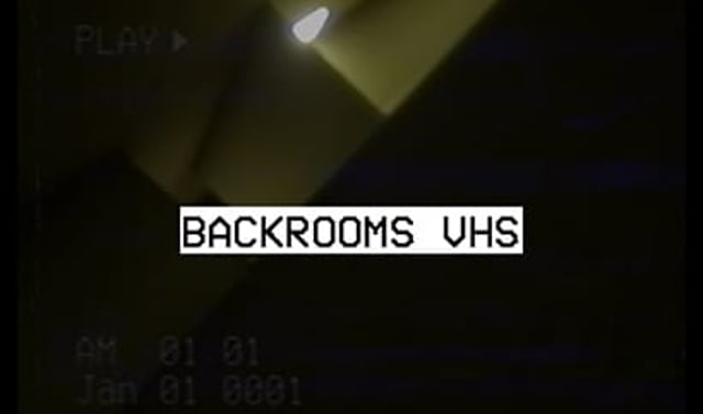 BACKROOMS VHS