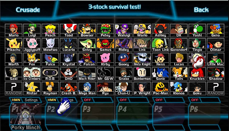 Super Smash Bros. Crusade Screenshot 1