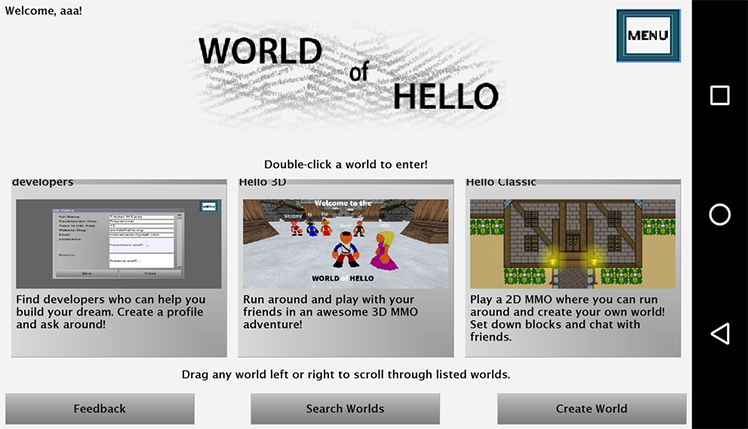 World of Hello Screenshot 1