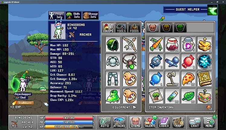 Legends of IdleOn - Idle MMO Screenshot 1