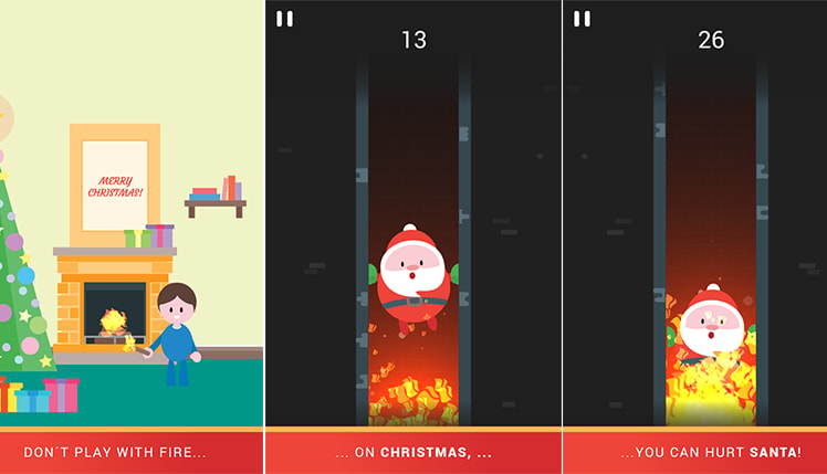 Santa on Fire Screenshot 1